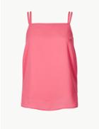 Marks & Spencer Square Neck Camisole Top Pink