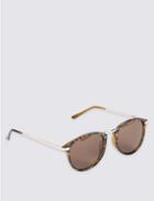 Marks & Spencer Metal Round Frame Sunglasses Brown