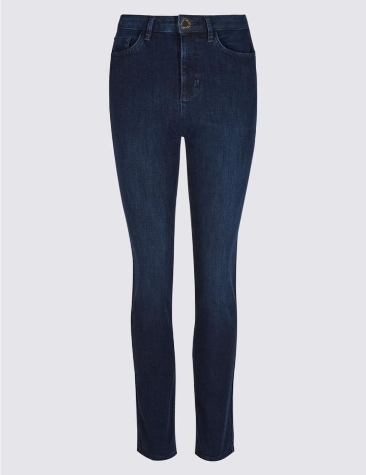 Marks & Spencer Slim Leg Roma Rise Jeans Indigo