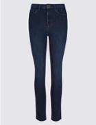 Marks & Spencer Slim Leg Roma Rise Jeans Indigo