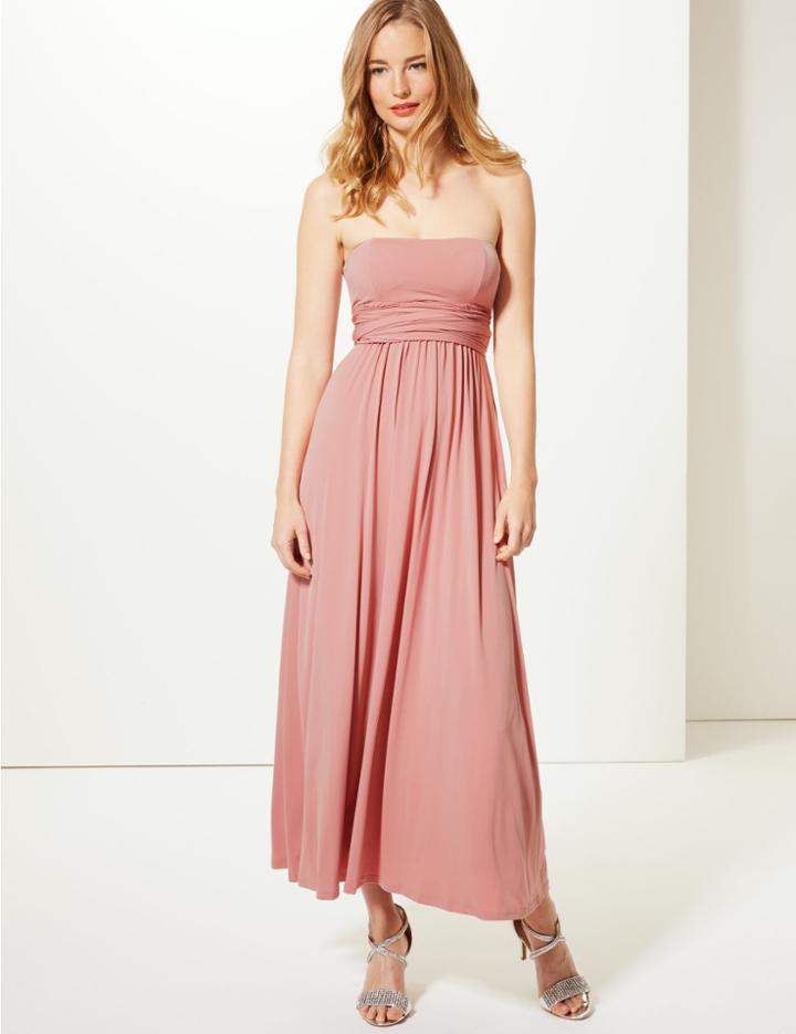 Marks & Spencer Multiway Maxi Dress Antique Rose