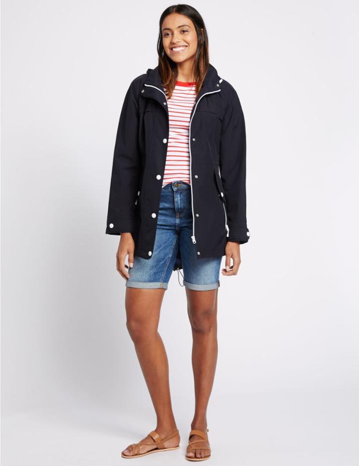 Marks & Spencer Hooded Anorak Navy