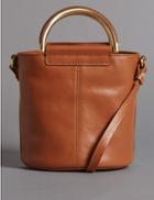 Marks & Spencer Pure Leather Shoulder Bag Conker