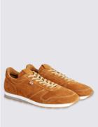 Marks & Spencer Seoul 88 Tan Suede Trainers Tan