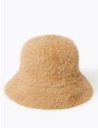 Marks & Spencer Fuzzy Bucket Hat Camel