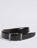 Marks & Spencer Coated Leather Reversible Belt Brown/black