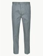 Marks & Spencer Regular Fit Cotton Rich Chinos Light Blue