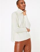 Marks & Spencer Pure Cashmere Turtle Neck Jumper Cream