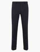 Marks & Spencer Slim Fit Stretch Trousers Navy