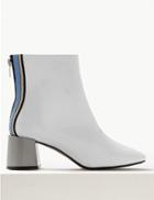 Marks & Spencer Wide Fit Patent Ankle Boots White