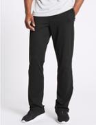 Marks & Spencer Active Quick Dry Zip Leg Joggers Black
