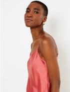 Marks & Spencer Silk Strappy Regular Fit Cami Hot Bronze