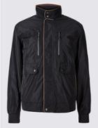 Marks & Spencer Bomber Jacket With Stormwear&trade; Dark Navy