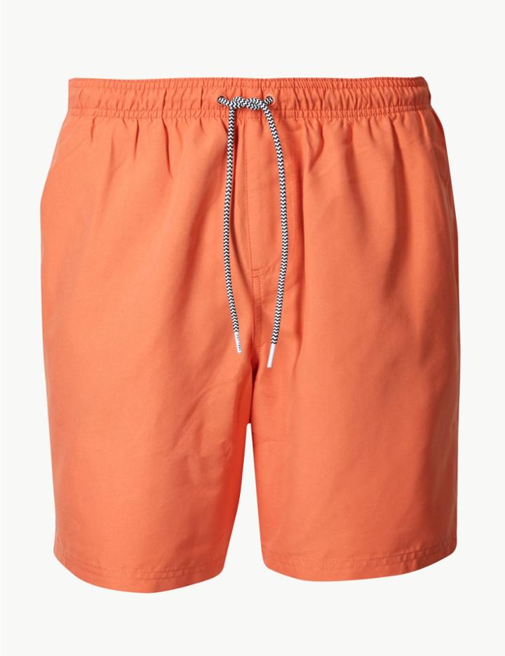 Marks & Spencer Quick Dry Swim Shorts Orange Mix