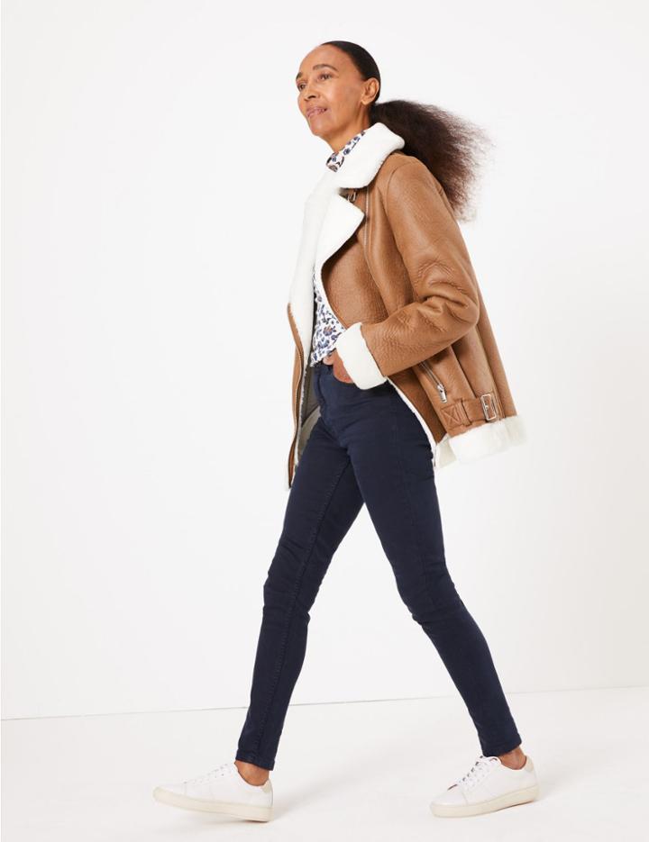 Marks & Spencer Super Skinny Ankle Grazer Jeans Indigo