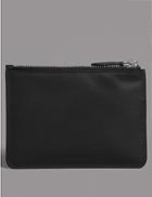Marks & Spencer Leather Coin Purse Wallet Black