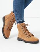 Marks & Spencer Suede Lace Up Hiker Ankle Boots