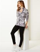 Marks & Spencer Petite 2 Pack Cotton Rich Leggings Black/black