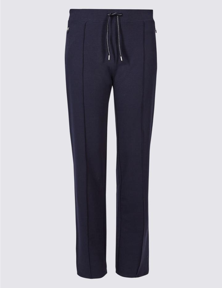 Marks & Spencer Straight Leg Joggers Navy