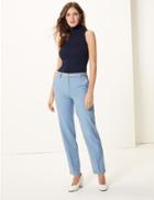 Marks & Spencer Straight Leg Trousers Periwinkle