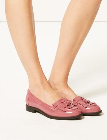 Marks & Spencer Tassel Loafers Pink