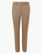 Marks & Spencer Mia Slim Ankle Grazer Trousers Camel