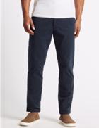 Marks & Spencer Slim Fit Cotton Rich Authentic Chinos Navy