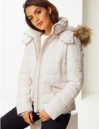 Marks & Spencer Padded Jacket With Stormwear&trade; Soft White
