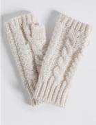 Marks & Spencer Cable Knit Gloves Cream