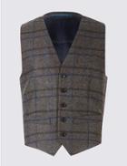 Marks & Spencer Wool Rich Waistcoat Charcoal Mix