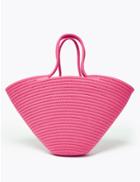 Marks & Spencer Rope Tote Bag Pink