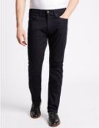 Marks & Spencer Slim Fit Stretch Jeans Blue/black