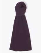 Marks & Spencer Cashmere Scarf Mulberry