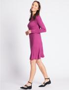 Marks & Spencer Long Sleeve Swing Dress Pink