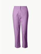Marks & Spencer Slim Leg Cropped Trousers Heather
