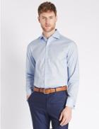 Marks & Spencer Pure Cotton Checked Shirts Blue Mix