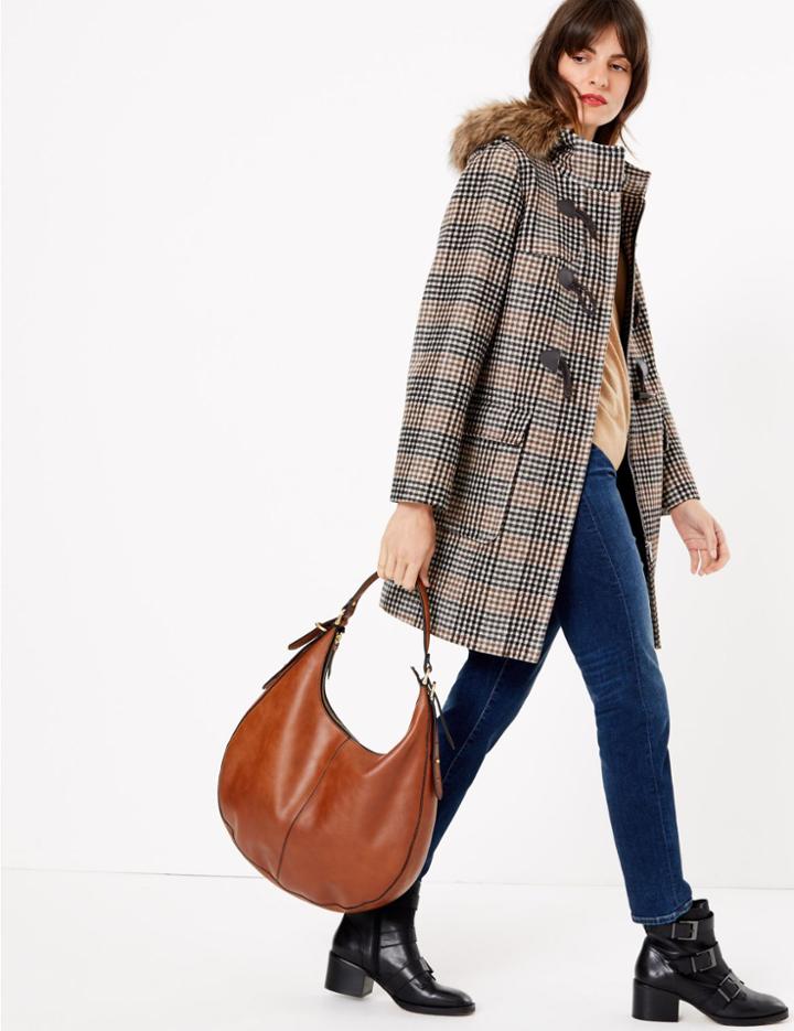 Marks & Spencer Leather Hobo Bag