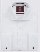 Marks & Spencer Pure Cotton Twill Slim Fit Shirt White