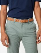 Marks & Spencer Faux Suede Casual Belt Tan