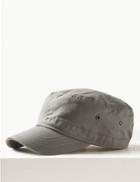 Marks & Spencer Pure Cotton Baseball Cap With Stormwear&trade; Grey