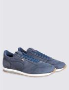 Marks & Spencer Seoul 88 Blue Nubuck Trainers Navy