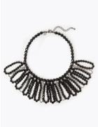 Marks & Spencer Loopy Loop Collar Necklace Black Mix