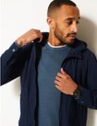 Marks & Spencer Pure Cotton Anorak Jacket Navy