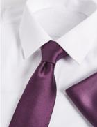 Marks & Spencer Pure Silk Tie & Pocket Square Set