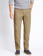 Marks & Spencer Super Lightweight Regular Fit Chinos Taupe