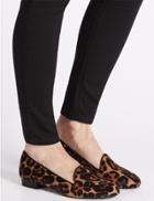 Marks & Spencer Leather Pump Shoes With Insolia Flex&reg; Brown Mix