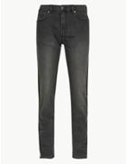 Marks & Spencer Tapered Fit Stretch Jeans Grey
