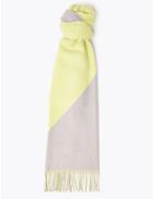 Marks & Spencer Colour Block Scarf Yellow