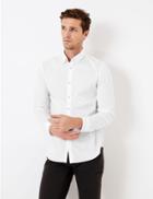 Marks & Spencer Cotton Slim Fit Shirt White