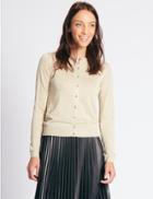 Marks & Spencer Round Neck Cardigan Light Gold